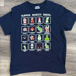 Nintendo Super Mario Pixel Art Tee